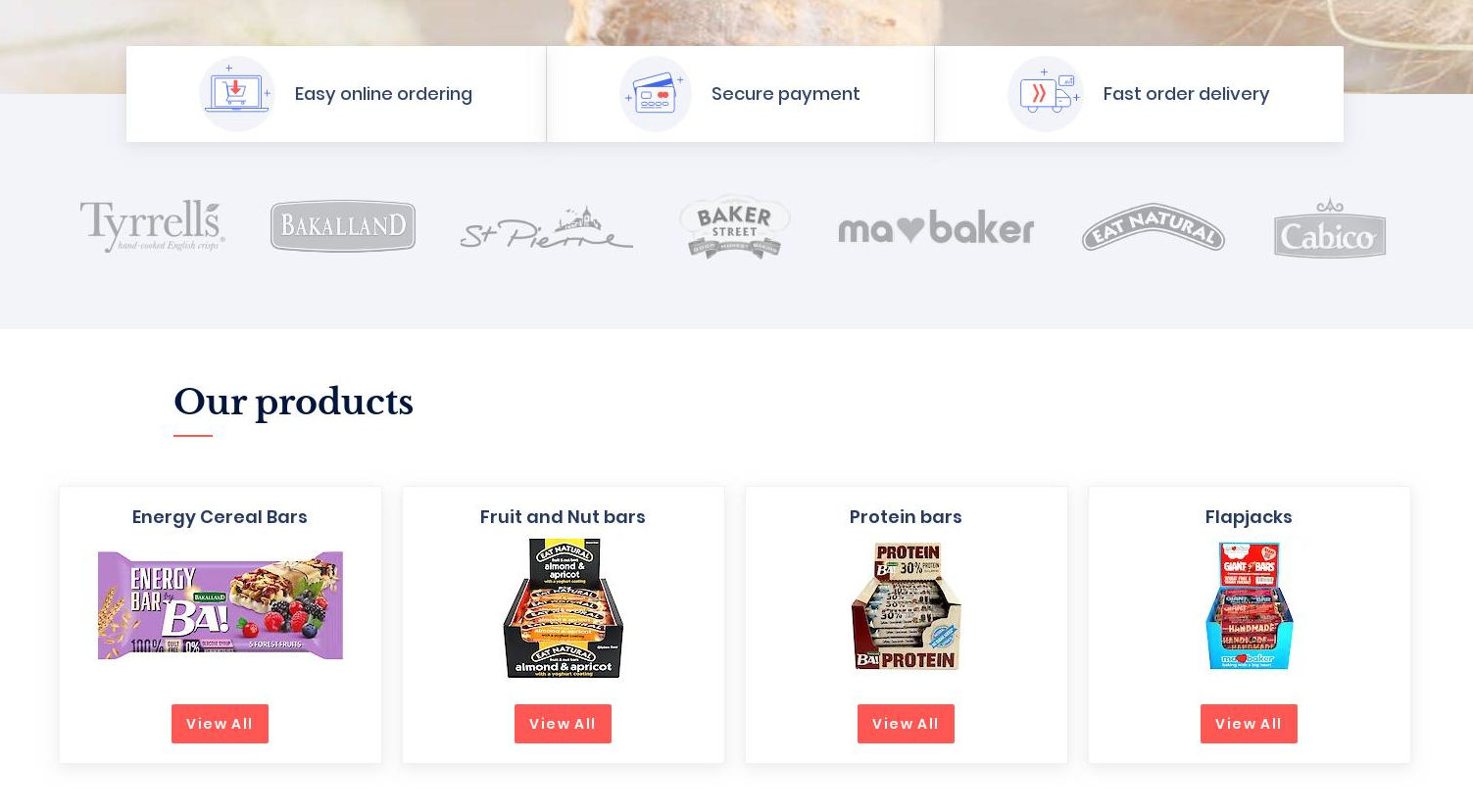 Example of an interface for managing social media